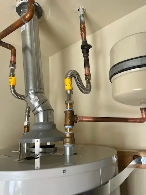 Water heater installation and plumbing repair in Mylo Park